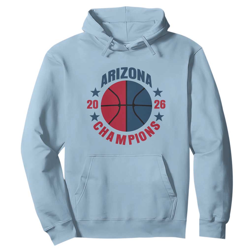 Arizona Champions Pride Hoodie Professional Basketball Fan Gift TS12 Light Blue Print Your Wear