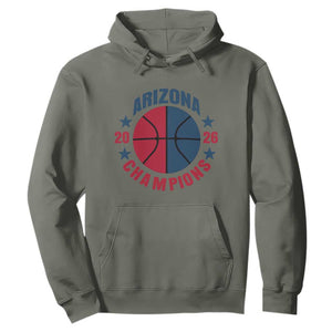 Arizona Champions Pride Hoodie Professional Basketball Fan Gift TS12 Military Green Print Your Wear