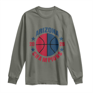Arizona Champions Pride Long Sleeve Shirt Professional Basketball Fan Gift TS12 Military Green Print Your Wear