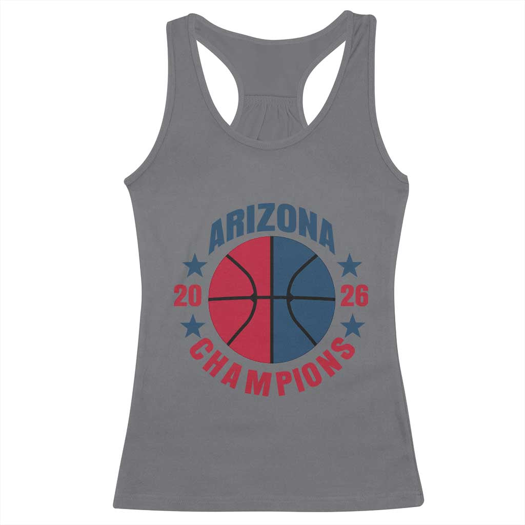 Arizona Champions Pride Racerback Tank Top Professional Basketball Fan Gift TS12 Charcoal Print Your Wear