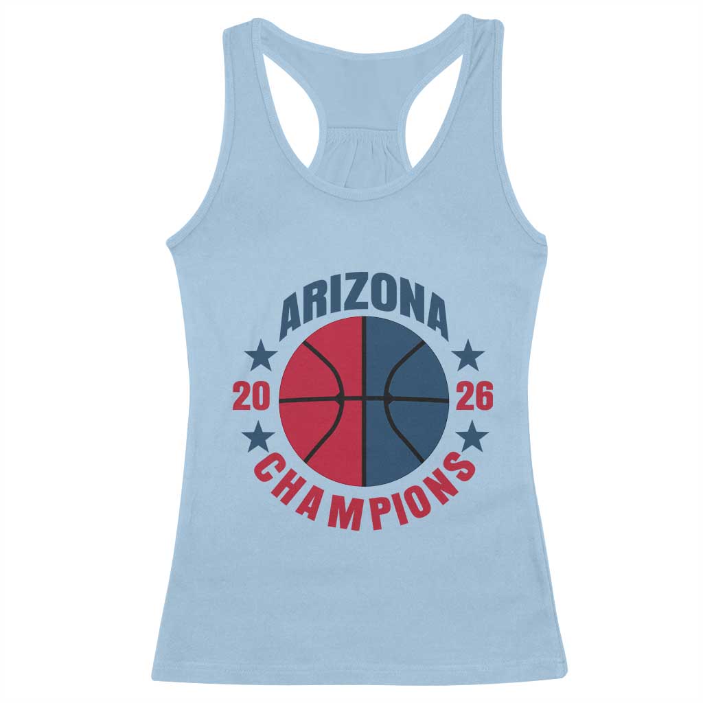 Arizona Champions Pride Racerback Tank Top Professional Basketball Fan Gift TS12 Light Blue Print Your Wear