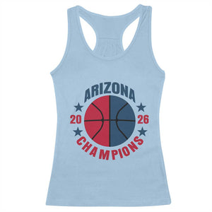 Arizona Champions Pride Racerback Tank Top Professional Basketball Fan Gift TS12 Light Blue Print Your Wear