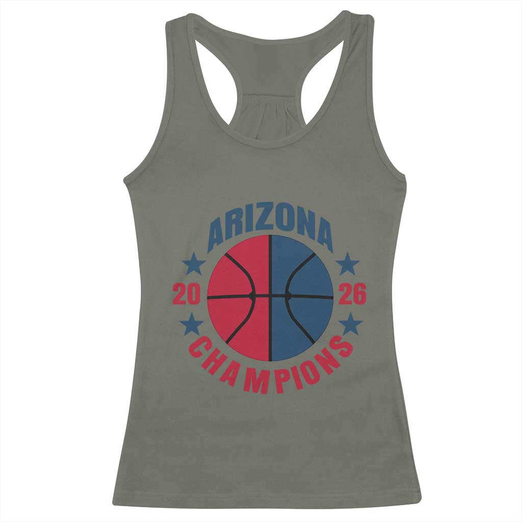 Arizona Champions Pride Racerback Tank Top Professional Basketball Fan Gift TS12 Military Green Print Your Wear