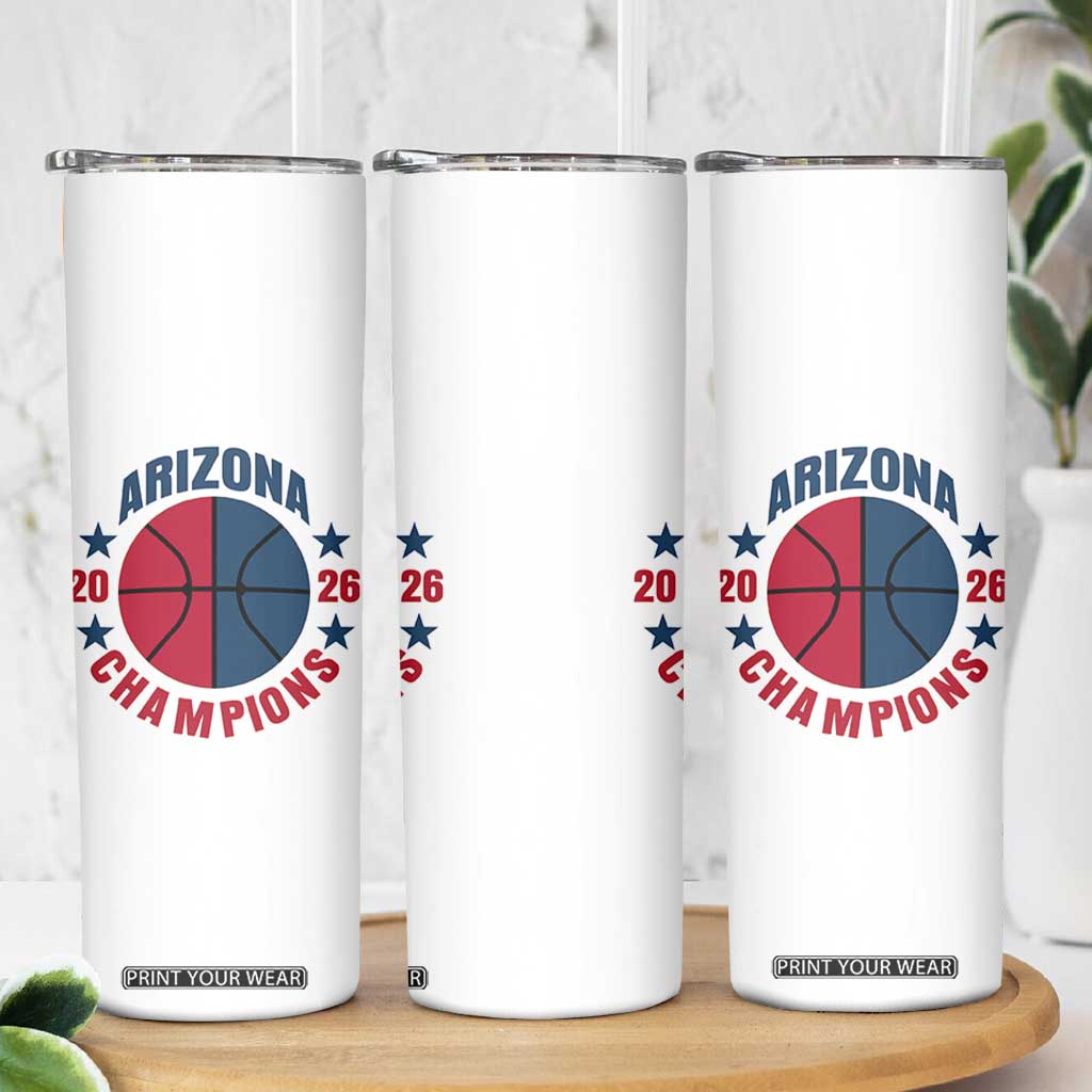 Arizona Champions Pride Skinny Tumbler Professional Basketball Fan Gift TS12 Print Your Wear