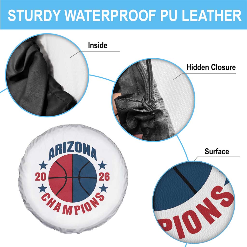 Arizona Champions Pride Spare Tire Cover Professional Basketball Fan Gift TS12 Print Your Wear