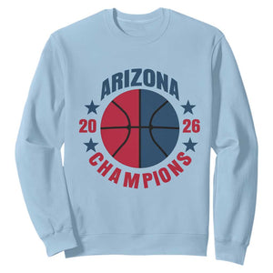Arizona Champions Pride Sweatshirt Professional Basketball Fan Gift TS12 Light Blue Print Your Wear