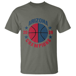 Arizona Champions Pride T Shirt Professional Basketball Fan Gift TS12 Military Green Print Your Wear