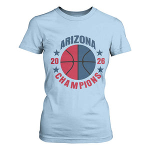 Arizona Champions Pride T Shirt For Women Professional Basketball Fan Gift TS12 Light Blue Print Your Wear