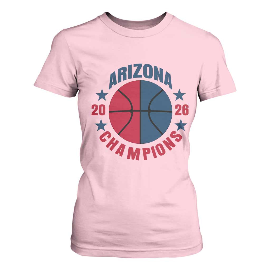 Arizona Champions Pride T Shirt For Women Professional Basketball Fan Gift TS12 Light Pink Print Your Wear
