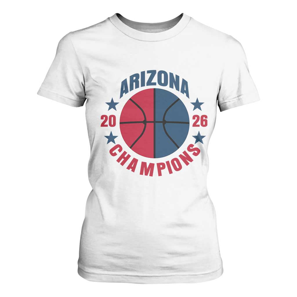Arizona Champions Pride T Shirt For Women Professional Basketball Fan Gift TS12 White Print Your Wear