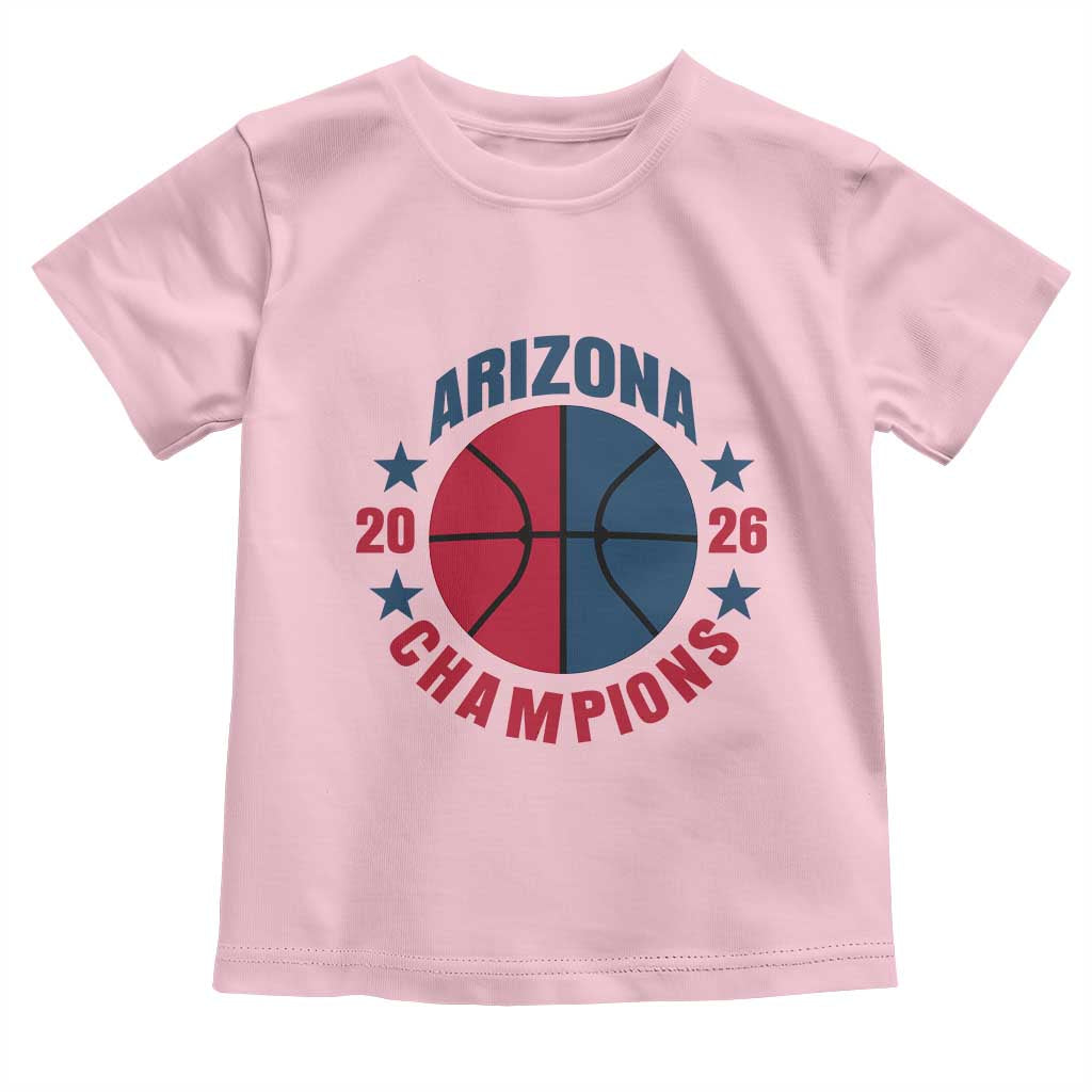 Arizona Champions Pride Toddler T Shirt Professional Basketball Fan Gift TS12 Light Pink Print Your Wear