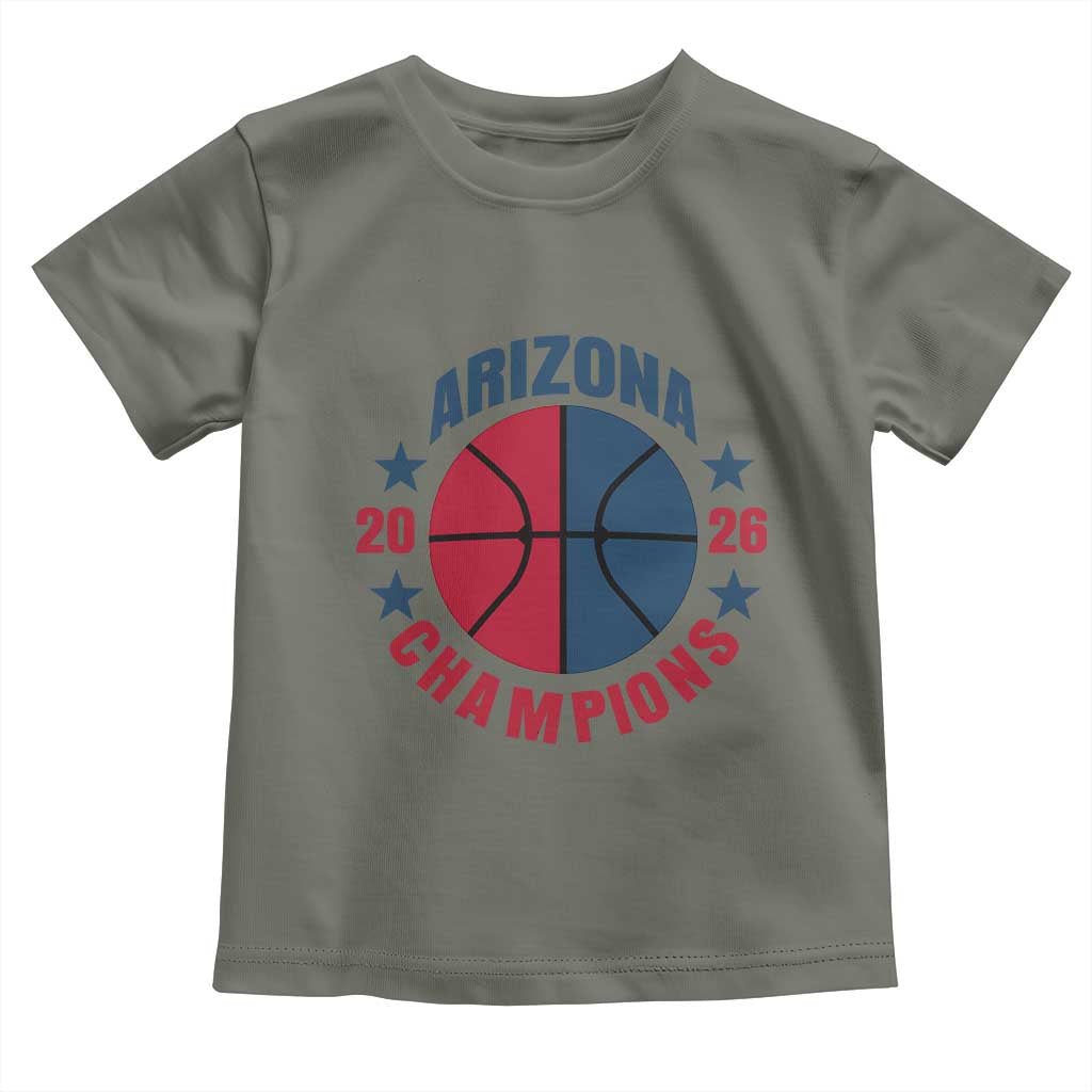 Arizona Champions Pride Toddler T Shirt Professional Basketball Fan Gift TS12 Military Green Print Your Wear