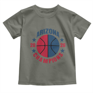 Arizona Champions Pride Toddler T Shirt Professional Basketball Fan Gift TS12 Military Green Print Your Wear