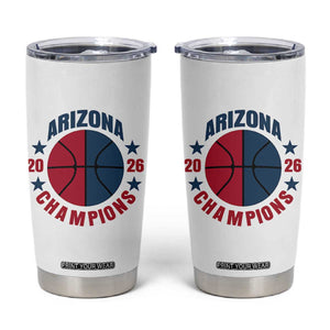 Arizona Champions Pride Tumbler Cup Professional Basketball Fan Gift TS12 White Print Your Wear