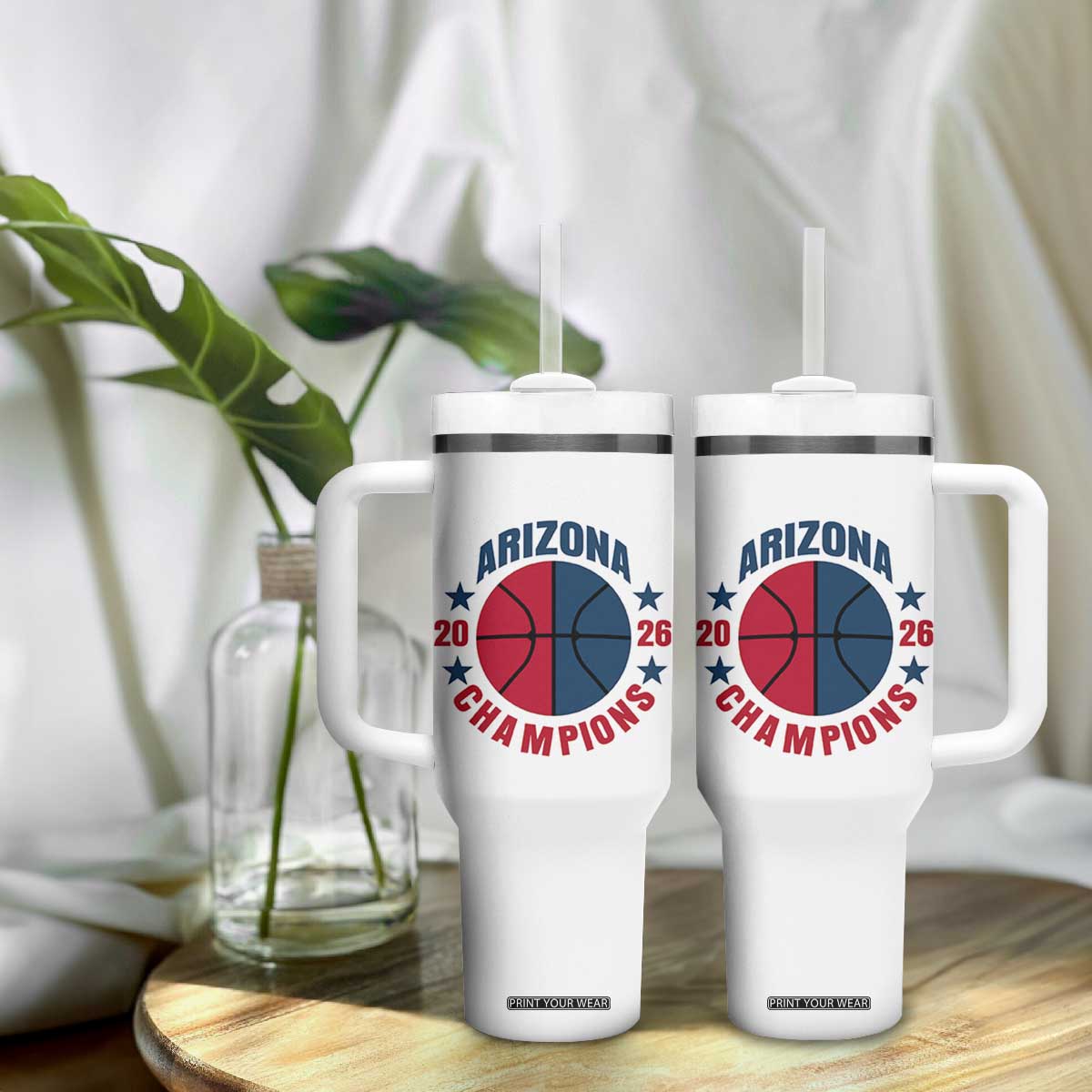 Arizona Champions Pride Tumbler With Handle Professional Basketball Fan Gift TS12 Print Your Wear