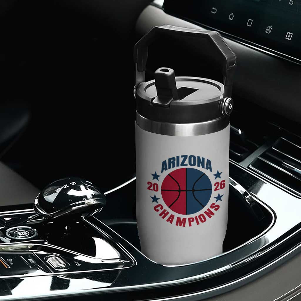 Arizona Champions Pride Flip Straw Tumbler Professional Basketball Fan Gift TS12 Print Your Wear