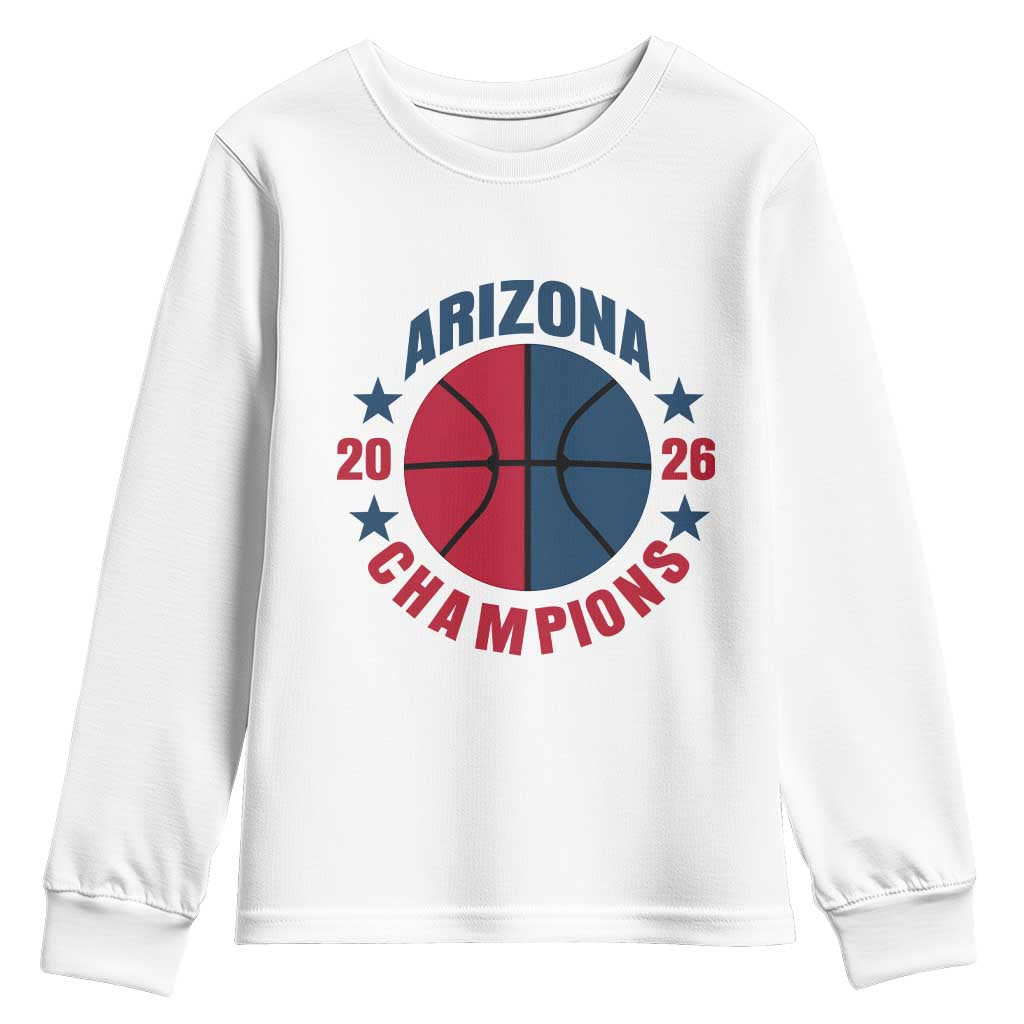 Arizona Champions Pride Youth Sweatshirt Professional Basketball Fan Gift TS12 White Print Your Wear