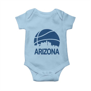 Arizona Skyline Pride Baby Onesie Gift For Basketball Fan TS12 Light Blue Print Your Wear
