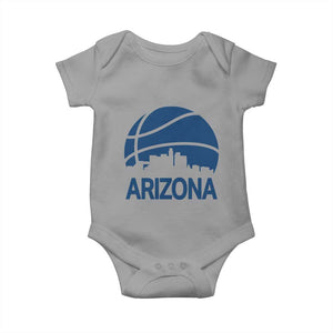 Arizona Skyline Pride Baby Onesie Gift For Basketball Fan TS12 Sport Gray Print Your Wear