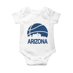 Arizona Skyline Pride Baby Onesie Gift For Basketball Fan TS12 White Print Your Wear