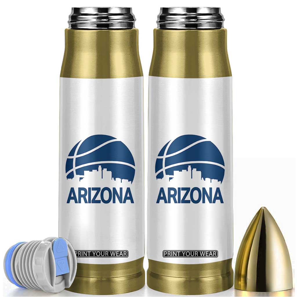 Arizona Skyline Pride Bullet Tumbler Gift For Basketball Fan TS12 White Print Your Wear