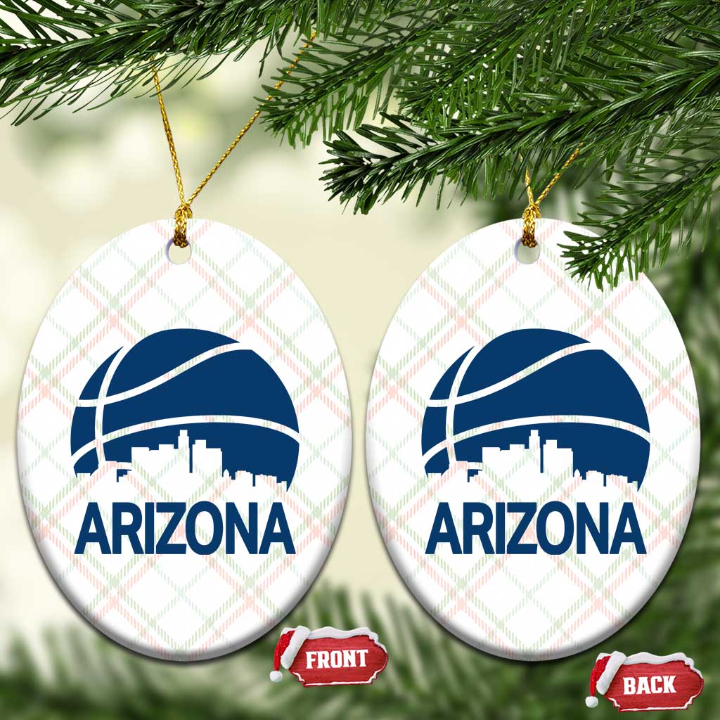 Arizona Skyline Pride Ceramic Ornament Gift For Basketball Fan TS12 Print Your Wear