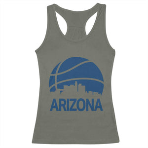 Arizona Skyline Pride Racerback Tank Top Gift For Basketball Fan TS12 Military Green Print Your Wear