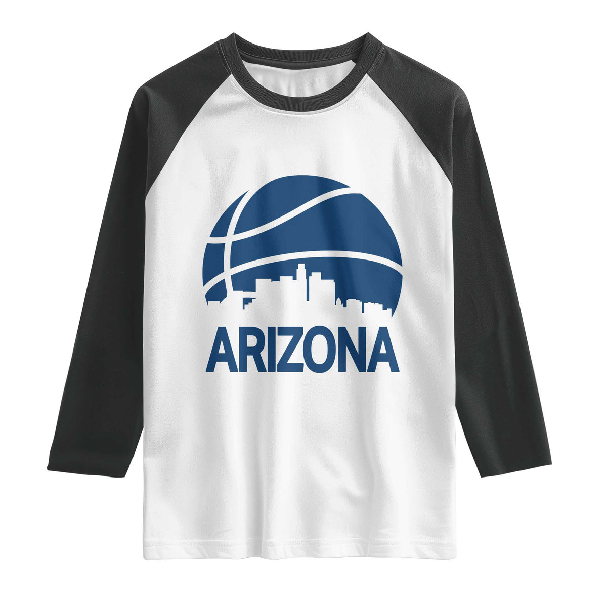 Arizona Skyline Pride Raglan Shirt Gift For Basketball Fan TS12 White Black Print Your Wear