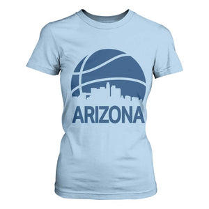Arizona Skyline Pride T Shirt For Women Gift For Basketball Fan TS12 Light Blue Print Your Wear