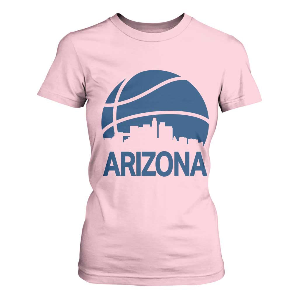Arizona Skyline Pride T Shirt For Women Gift For Basketball Fan TS12 Light Pink Print Your Wear