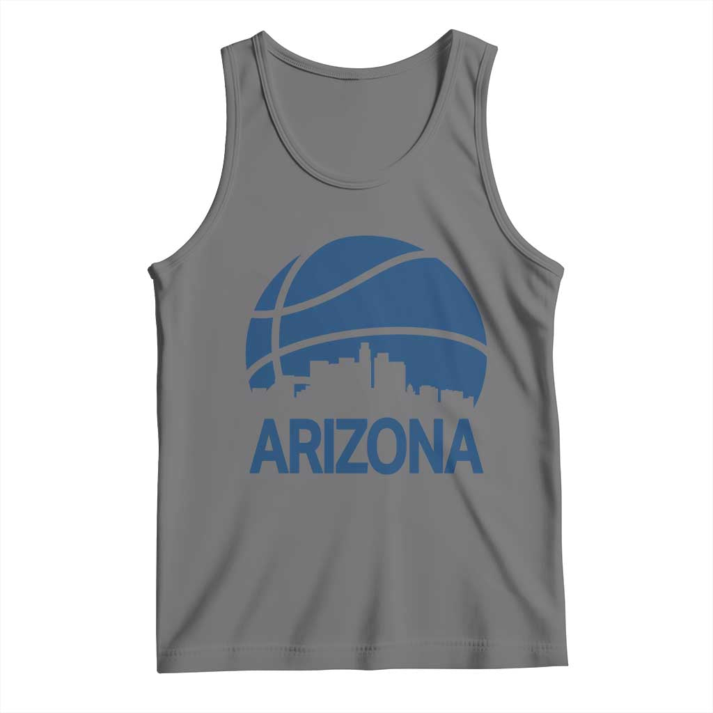 Arizona Skyline Pride Tank Top Gift For Basketball Fan TS12 Black Heather Print Your Wear