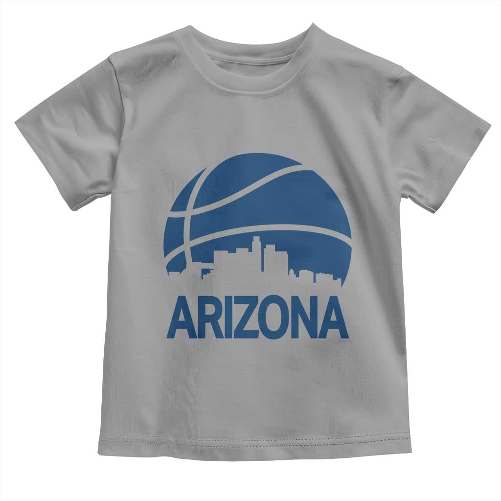 Arizona Skyline Pride Toddler T Shirt Gift For Basketball Fan TS12 Sport Gray Print Your Wear
