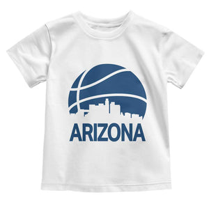 Arizona Skyline Pride Toddler T Shirt Gift For Basketball Fan TS12 White Print Your Wear