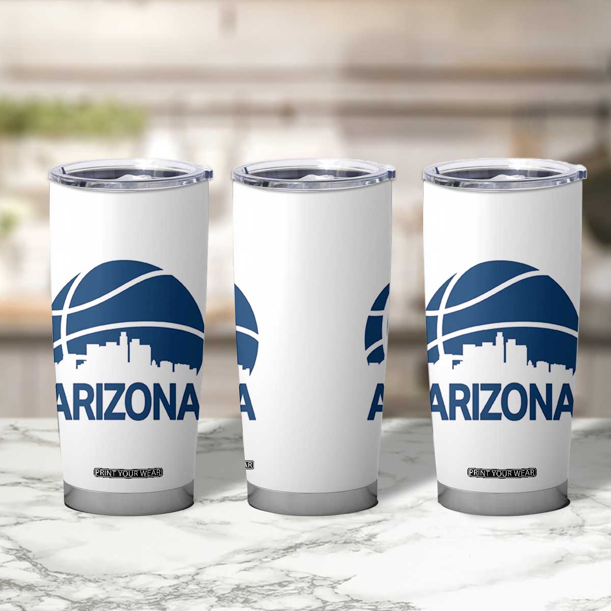 Arizona Skyline Pride Tumbler Cup Gift For Basketball Fan TS12 Print Your Wear