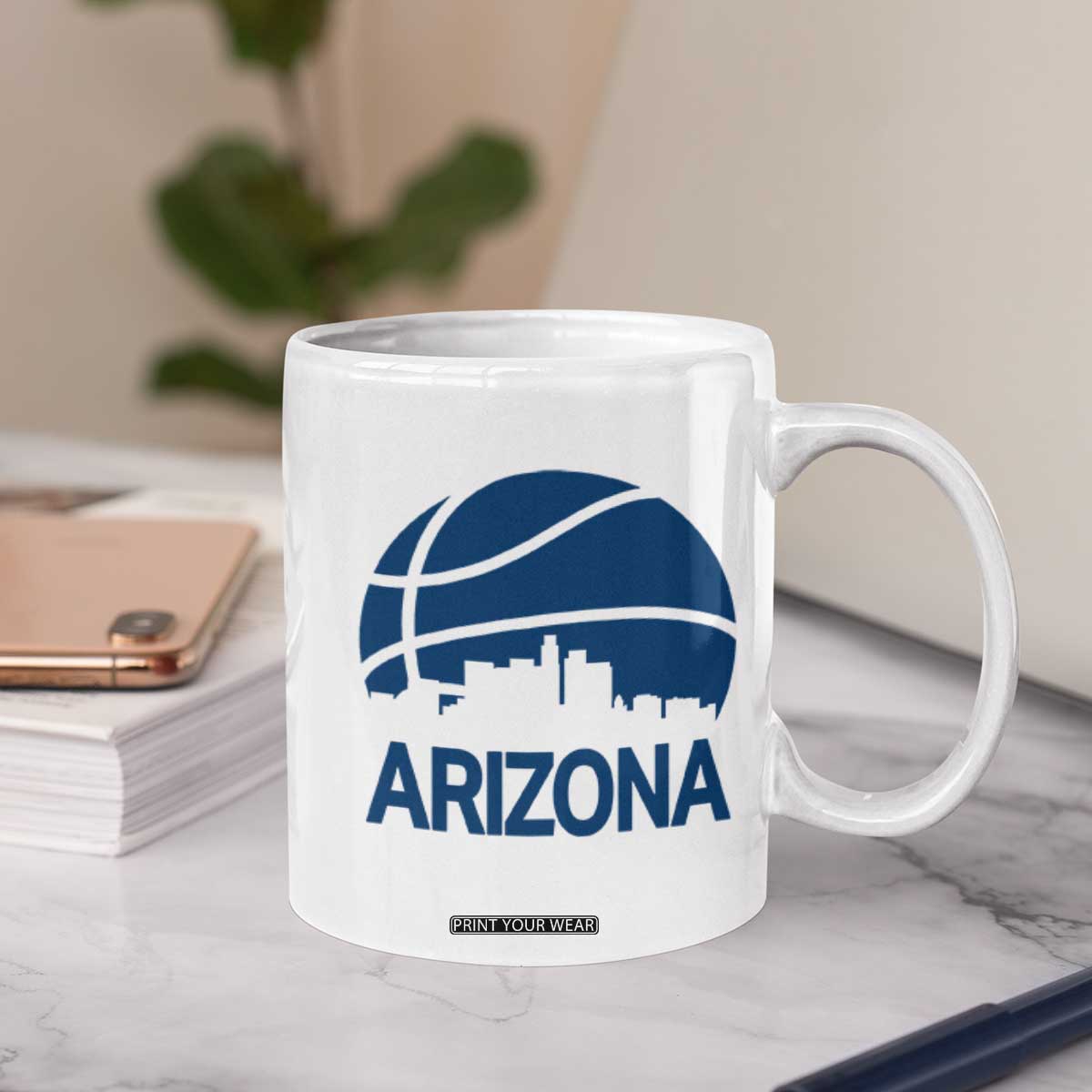 Arizona Skyline Pride Coffee Mug Gift For Basketball Fan TS12 Print Your Wear