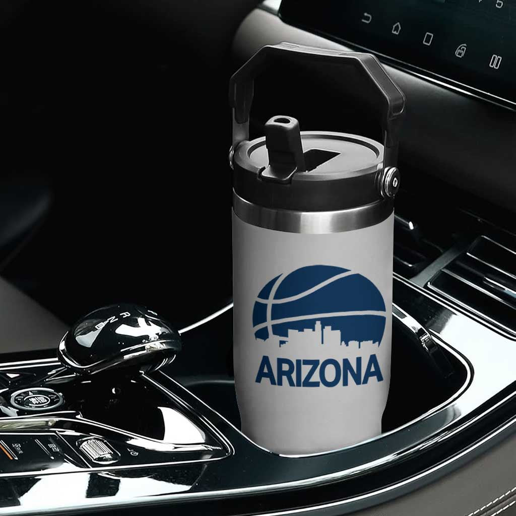 Arizona Skyline Pride Flip Straw Tumbler Gift For Basketball Fan TS12 Print Your Wear