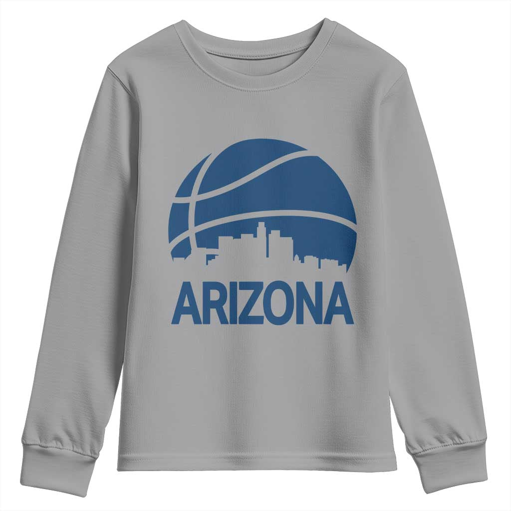 Arizona Skyline Pride Youth Sweatshirt Gift For Basketball Fan TS12 Sport Gray Print Your Wear