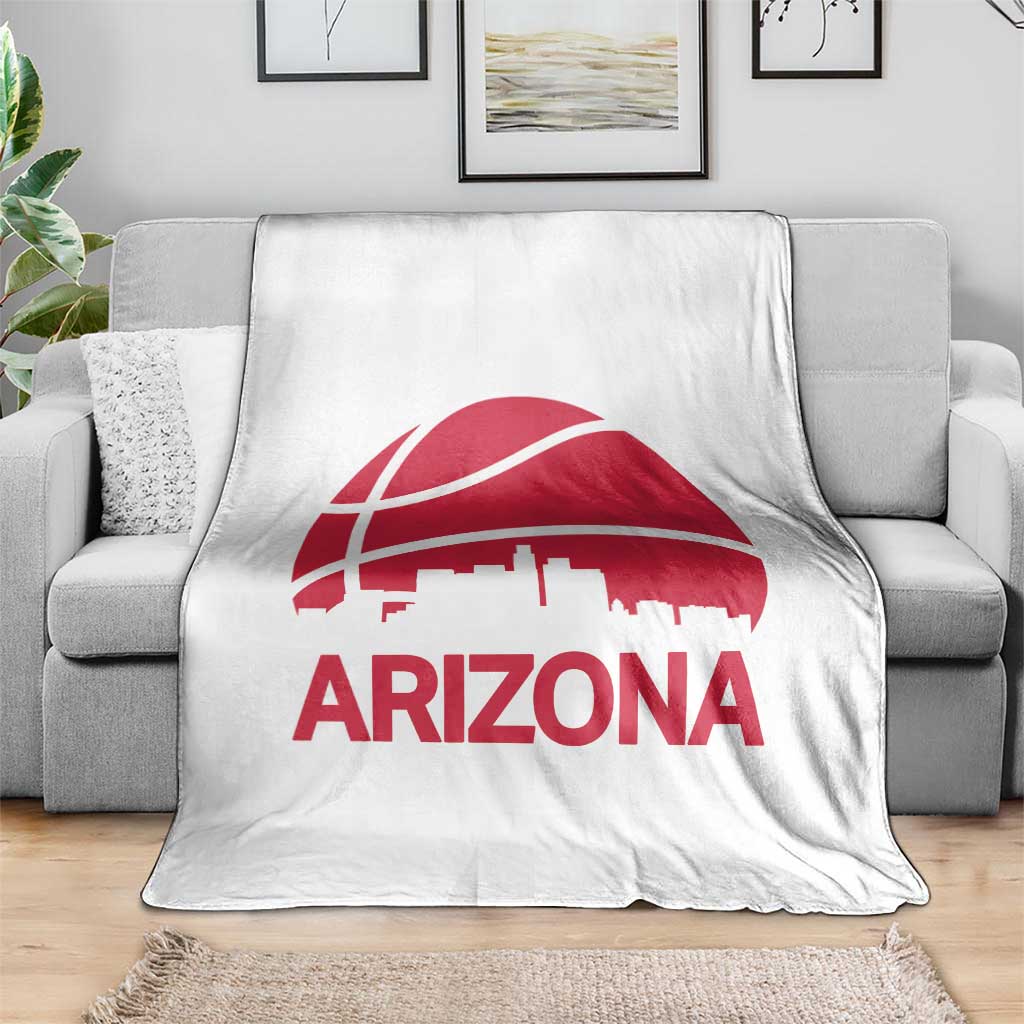 Arizona Skyline State Pride Throw Blanket Modern Urban Hoops Basketball TS12 Print Your Wear
