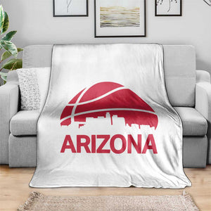 Arizona Skyline State Pride Throw Blanket Modern Urban Hoops Basketball TS12 Print Your Wear
