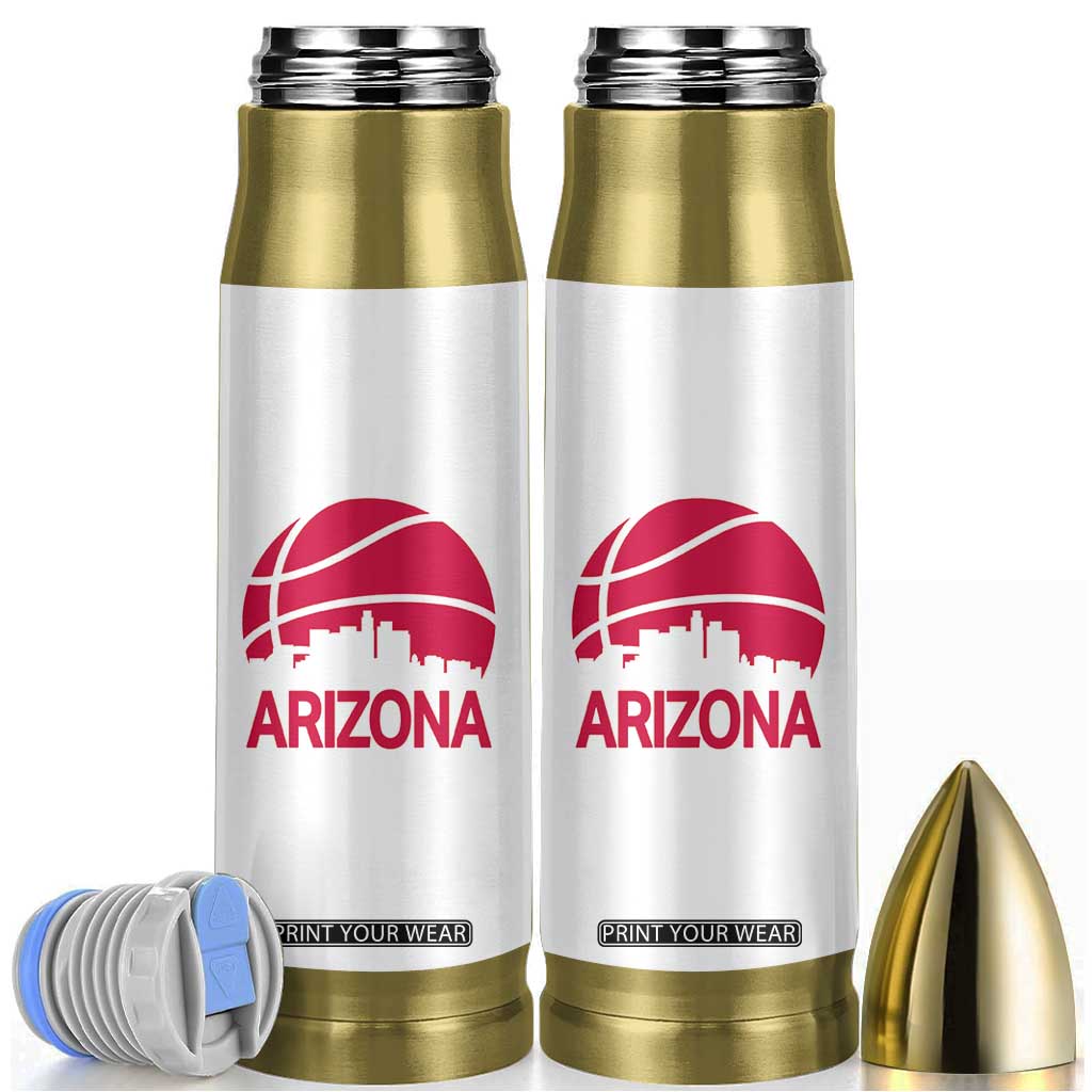 Arizona Skyline State Pride Bullet Tumbler Modern Urban Hoops Basketball TS12 White Print Your Wear