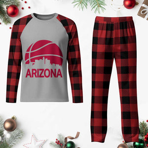 Arizona Skyline State Pride Plaid Pajama Set Modern Urban Hoops Basketball TS12 Buffalo Plaid Print Your Wear