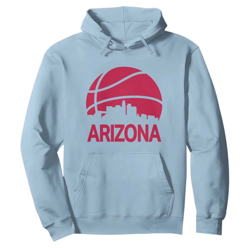 Arizona Skyline State Pride Hoodie Modern Urban Hoops Basketball TS12 Light Blue Print Your Wear