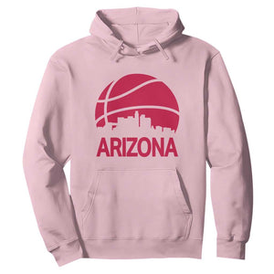 Arizona Skyline State Pride Hoodie Modern Urban Hoops Basketball TS12 Light Pink Print Your Wear