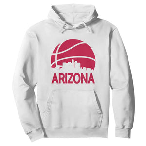 Arizona Skyline State Pride Hoodie Modern Urban Hoops Basketball TS12 White Print Your Wear