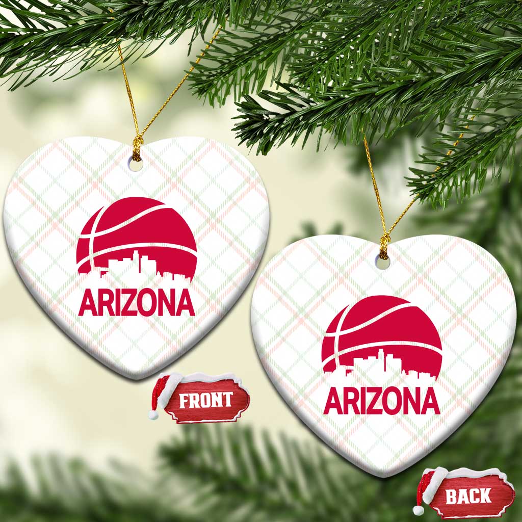 Arizona Skyline State Pride Ceramic Ornament Modern Urban Hoops Basketball TS12 Print Your Wear