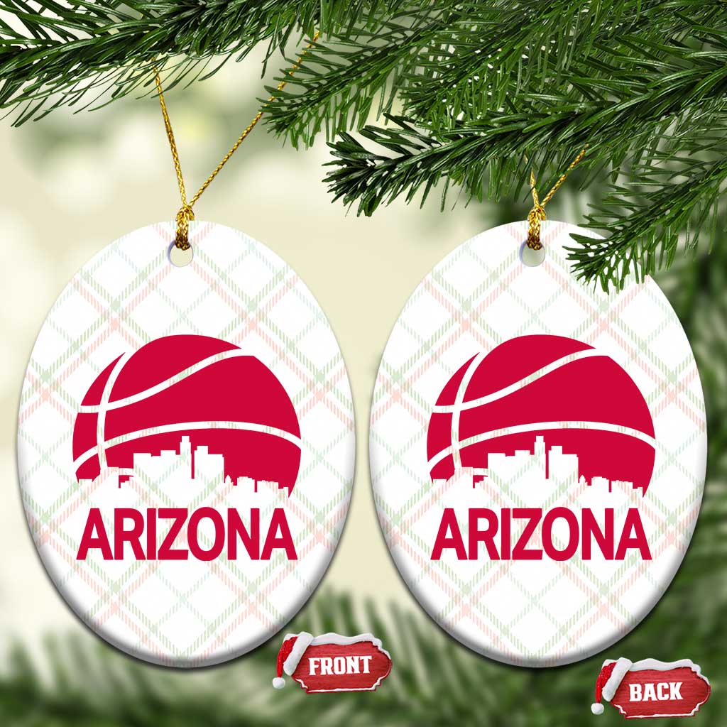 Arizona Skyline State Pride Ceramic Ornament Modern Urban Hoops Basketball TS12 Print Your Wear