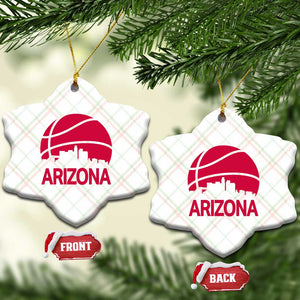 Arizona Skyline State Pride Ceramic Ornament Modern Urban Hoops Basketball TS12 Print Your Wear