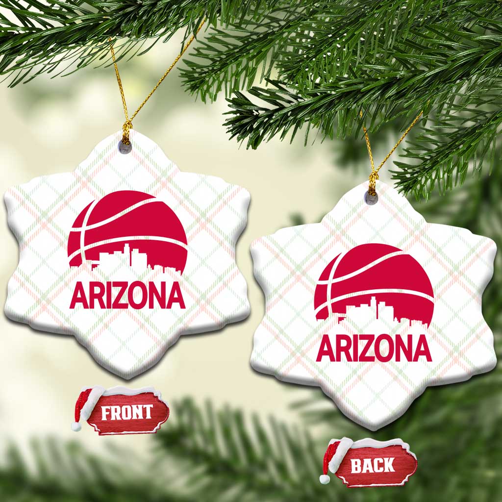 Arizona Skyline State Pride Ceramic Ornament Modern Urban Hoops Basketball TS12 Print Your Wear