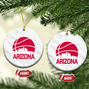Arizona Skyline State Pride Ceramic Ornament Modern Urban Hoops Basketball TS12 1pc White Marble Print Your Wear