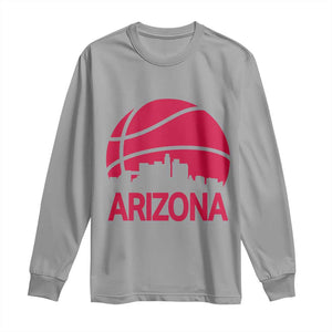 Arizona Skyline State Pride Long Sleeve Shirt Modern Urban Hoops Basketball TS12 Sport Gray Print Your Wear